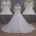 A-Line off Shoulder Lace Vestidos Fashion Lace Wedding Dresses